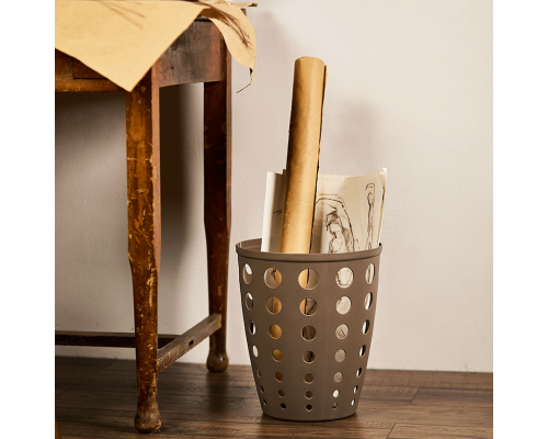 Waste paper bin "Euro" 13,5L (cocoa)