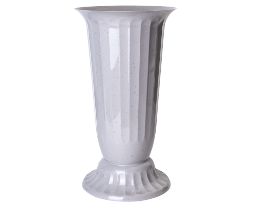 Flowerpot "Flora" with tray 51cm (cocoa concrete)