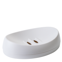 Soap dish set (white)