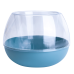 Flowerpot "Sphere" d14cm (transparent / gray blue)