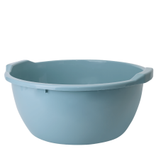 Round basin 34L (gray blue)