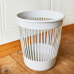 Waste paper bin 12L (white rose)