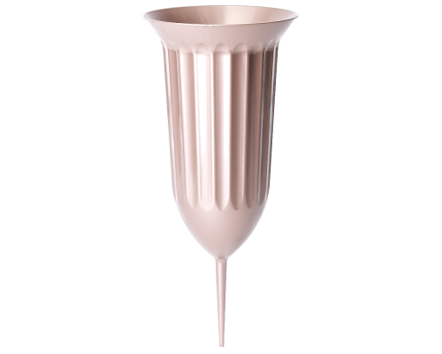 Flowerpot "Flora" with pin d16cm (platinum)