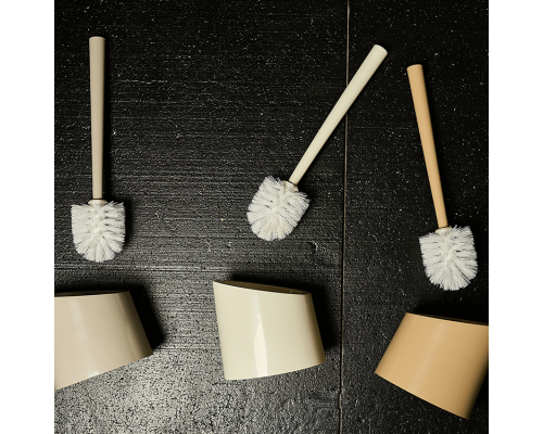 Toilet brush with stand "Aqua" (cocoa)