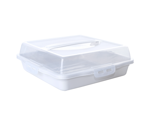 Тортівниця квадратна (/біла роза/пр.)