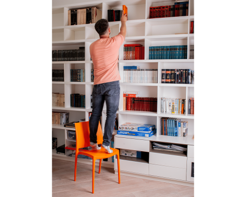 Chair "Hector" new (light orange)