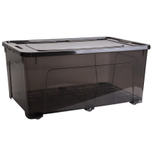 Container "Smart Box" 50L (brown transparent / cocoa)