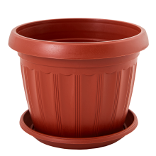 Flowerpot "Terra" with tray 30x23cm (terracotta)