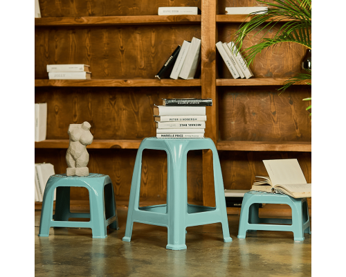 Stool "Kryhitka" (gray blue)