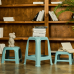 Stool "Kryhitka" (gray blue)