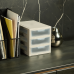 Universal organizer for 3 drawers (white rose / transparent)