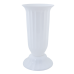 Flowerpot "Flora" with tray 51cm (white)