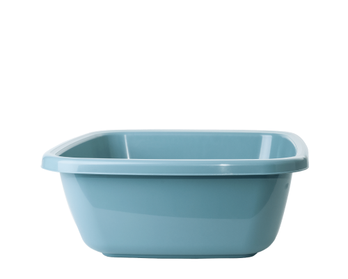 Square basin 9L (gray blue)