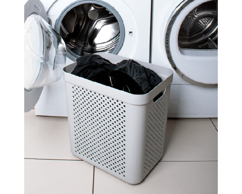 Basket "Simple" 35L (gray)