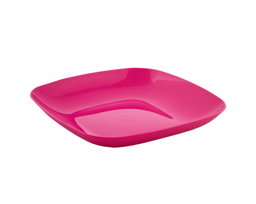 Plate 190x190x28mm (dark pink)