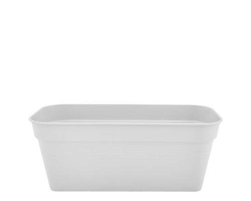 Вазон "Глория" балк. 40х18см. (белый)