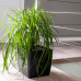 Flowerpot "Quadro" low with insert 27x27x26cm (granite)