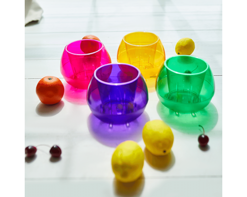 Flowerpot "Sphere" d14cm (amber)