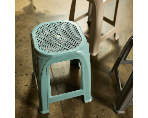 Stool "Pif" (gray blue)