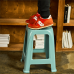 Stool "Pif" (gray blue)
