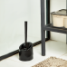 Toilet brush with stand "Aqua" (black)