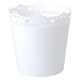 Flowerpot "Richelieu" 17cm (white)