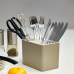 Cutlery drainer "Plus" (cappuccino / white rose)