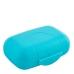 Traveling soap dish (turquoise)