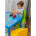Children's table "English Alphabet" (light blue)