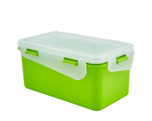 Universal container "Fiesta" rectangular 4,0L (olive / transparent)