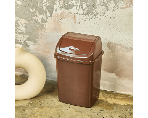 Garbage bin 18L (dark brown)