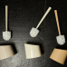 Toilet brush with stand "Aqua" (creamy)
