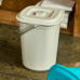 Pail "Smart" with lid 9L (cocoa)