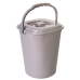 Pail "Smart" with lid 9L (cocoa)