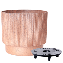 Вазон "Осло" зі вставкою d20см. (карамель WOOD)