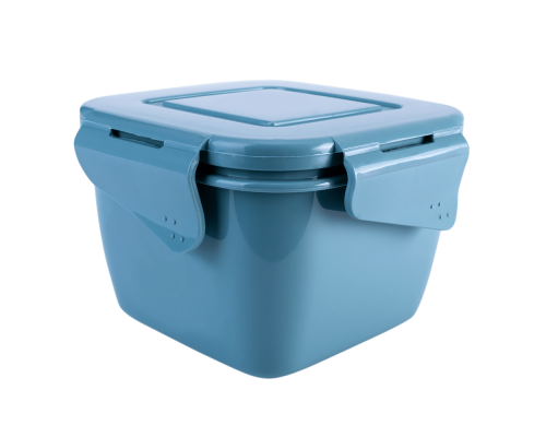 Universal container "Fiesta" square 1,5L (gray blue)