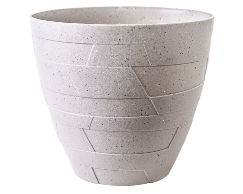 Flowerpot "Ceramo" with insert d19,5x17,5cm (cocoa concrete)