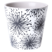 Flowerpot "Deco" with insert with decor 16x15,5cm (Ethno white)