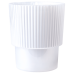 Вазон "Стелла" для орхідей з дренажем 13*15см. (біла перлина)