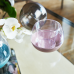 Flowerpot "Sphere" d14cm (transparent / freesia)
