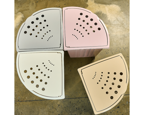 Laundry bin corner 45L (cocoa)