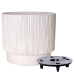 Flowerpot "Oslo" with insert d30cm (white rose WOOD)
