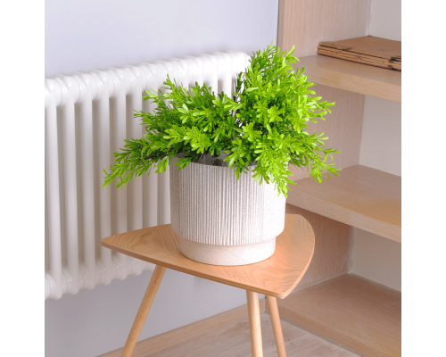 Flowerpot "Oslo" with insert d30cm (white rose WOOD)