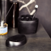 Soap dish set (black)