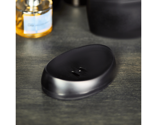 Soap dish set (black)