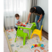 Children's table "English Alphabet" (olive)