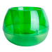Flowerpot "Sphere" d10cm (green transparent)