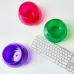 Flowerpot "Sphere" d10cm (green transparent)