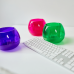 Flowerpot "Sphere" d10cm (green transparent)