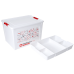 Container "Smart Box" with organizer and decor 12L (white, First aid kit)